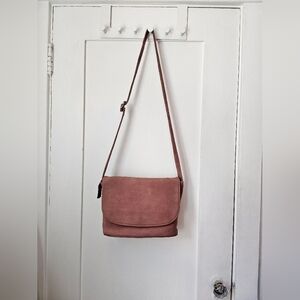 Vintage Coach Sonoma Flap Bag Nubuc 4935 Rose